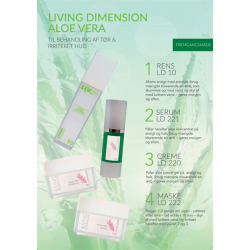 Flyer til Aloe vera i A5